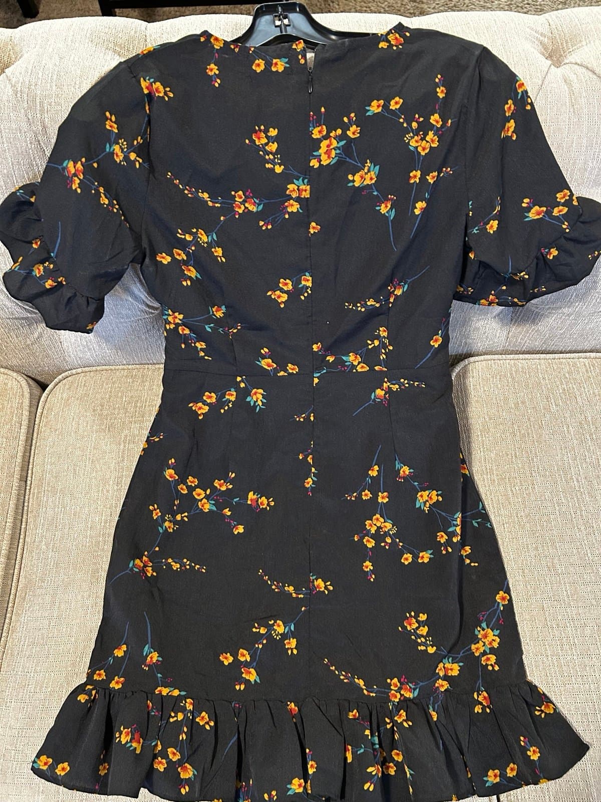PLT Belted Floral Dress US 4 - Thumbnail 4