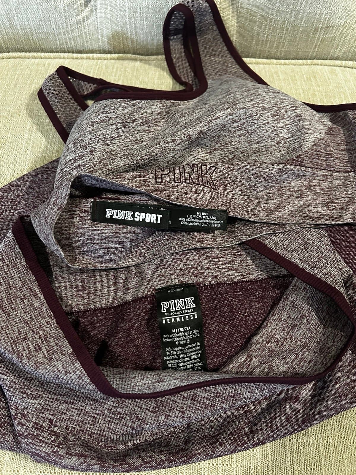 VS PINK Seamless Workout Leggings Set - Thumbnail 3