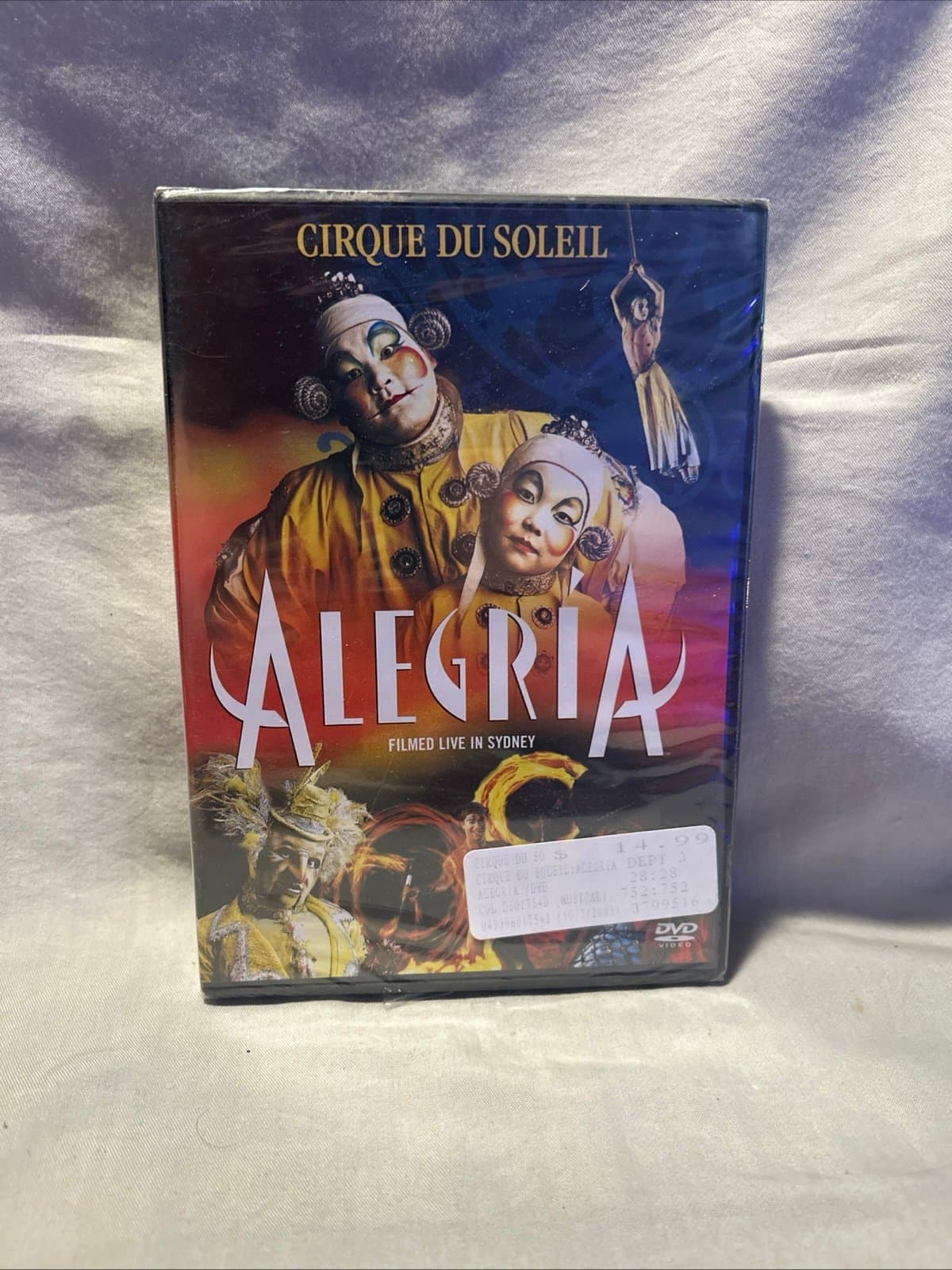 CIRQUE DU SOLEIL ALEGRIA - DVD SIGILLATO