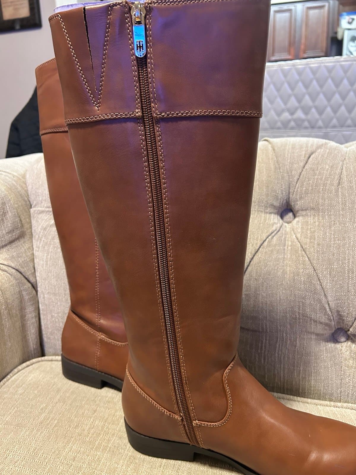 Tommy Hilfiger Tall Boots Leather - Thumbnail 4