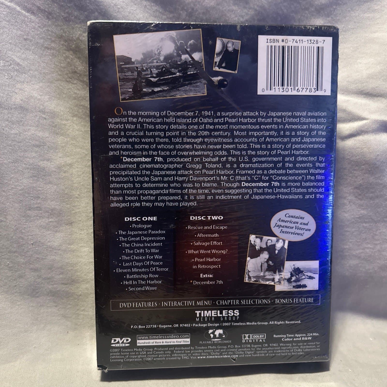 Attack on Pearl Harbor - A Day of Infamy (DVD, 2008, 2-Disc Set) - Thumbnail 2