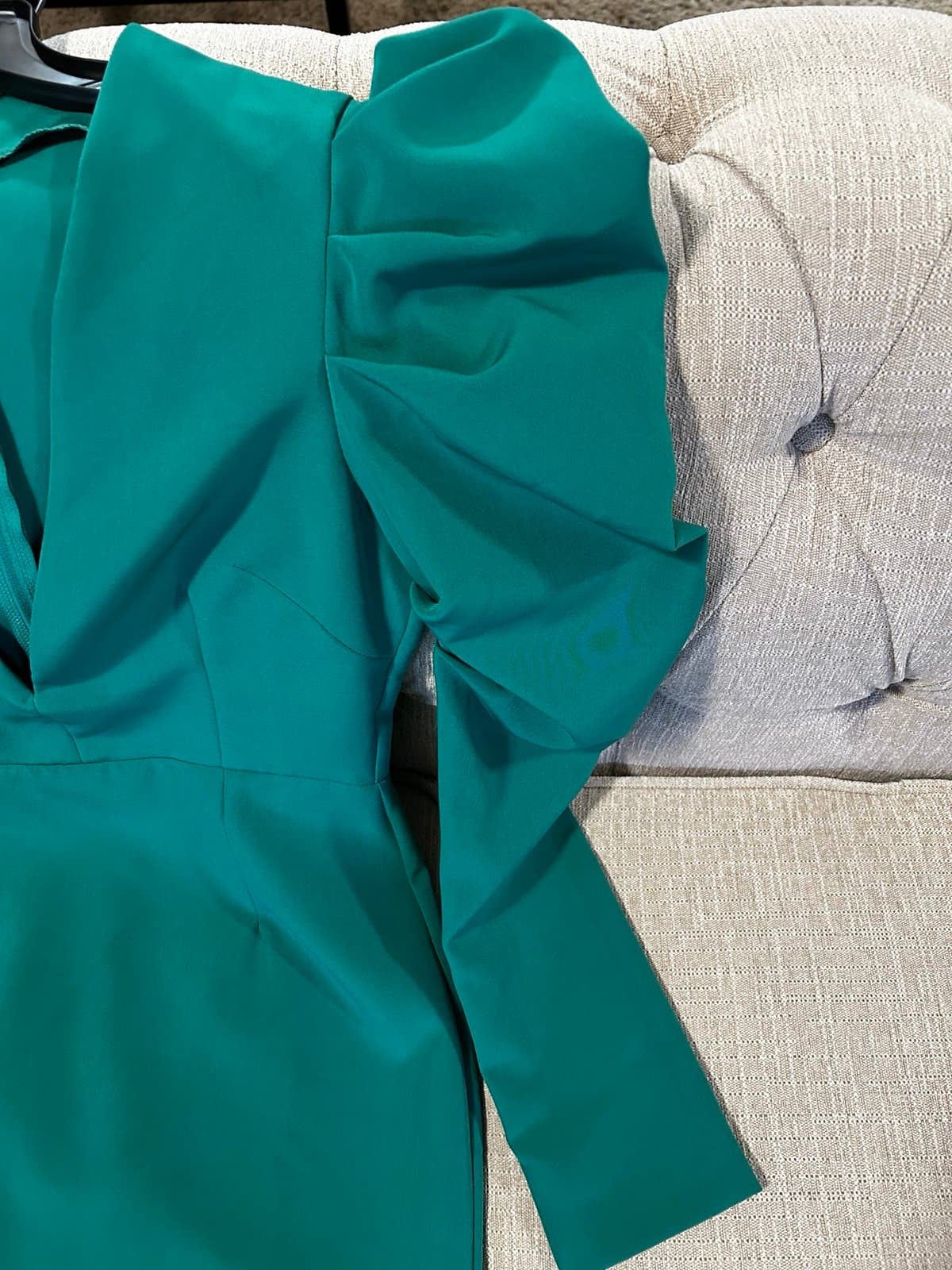 Vesper Midi Dress Green Size 6 - Thumbnail 2
