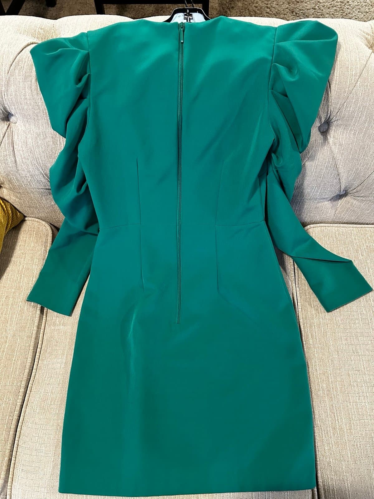 Vesper Midi Dress Green Size 6 - Thumbnail 3
