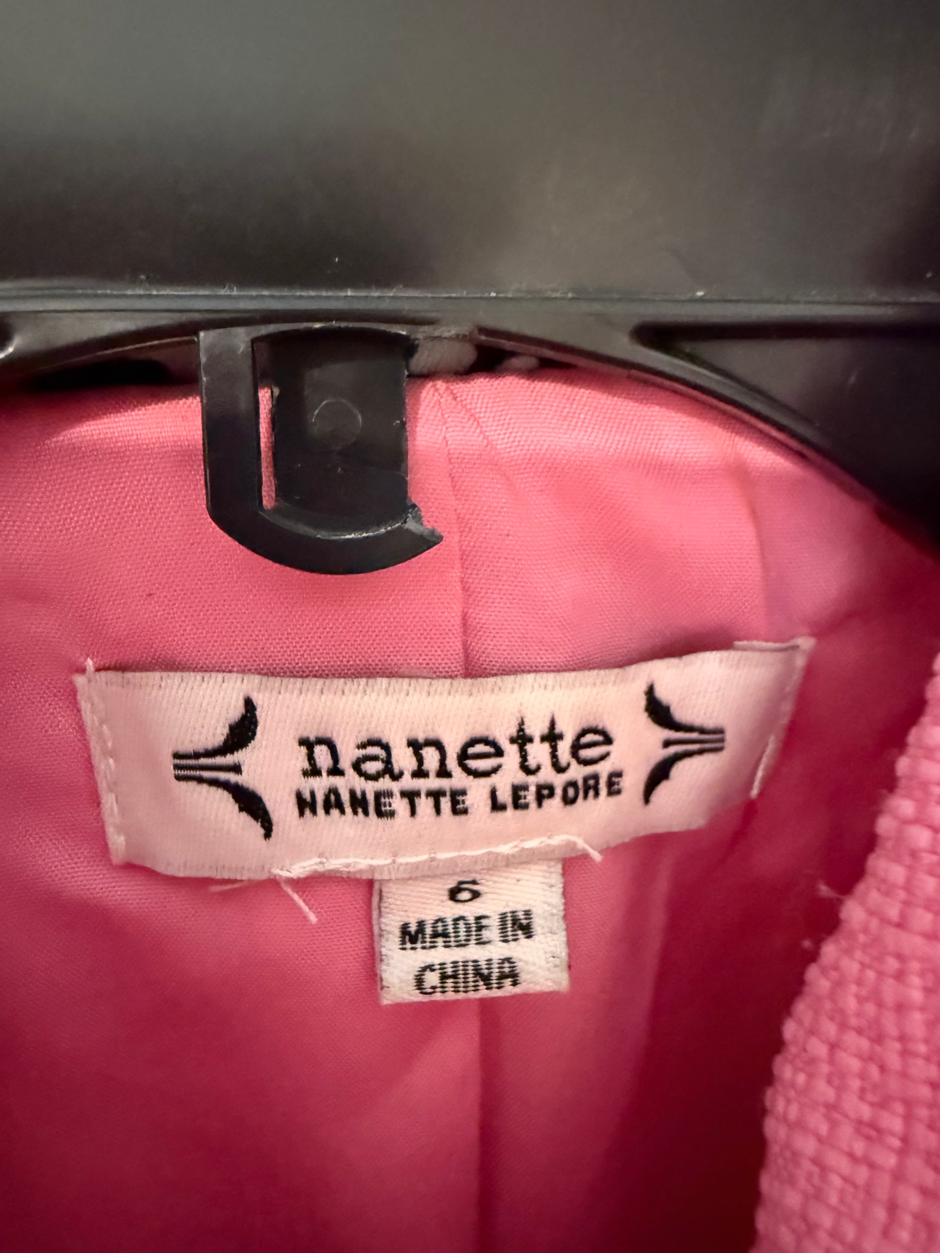 Nanette Lepore Pink Skirt Suit Set Size 6 - Thumbnail 2