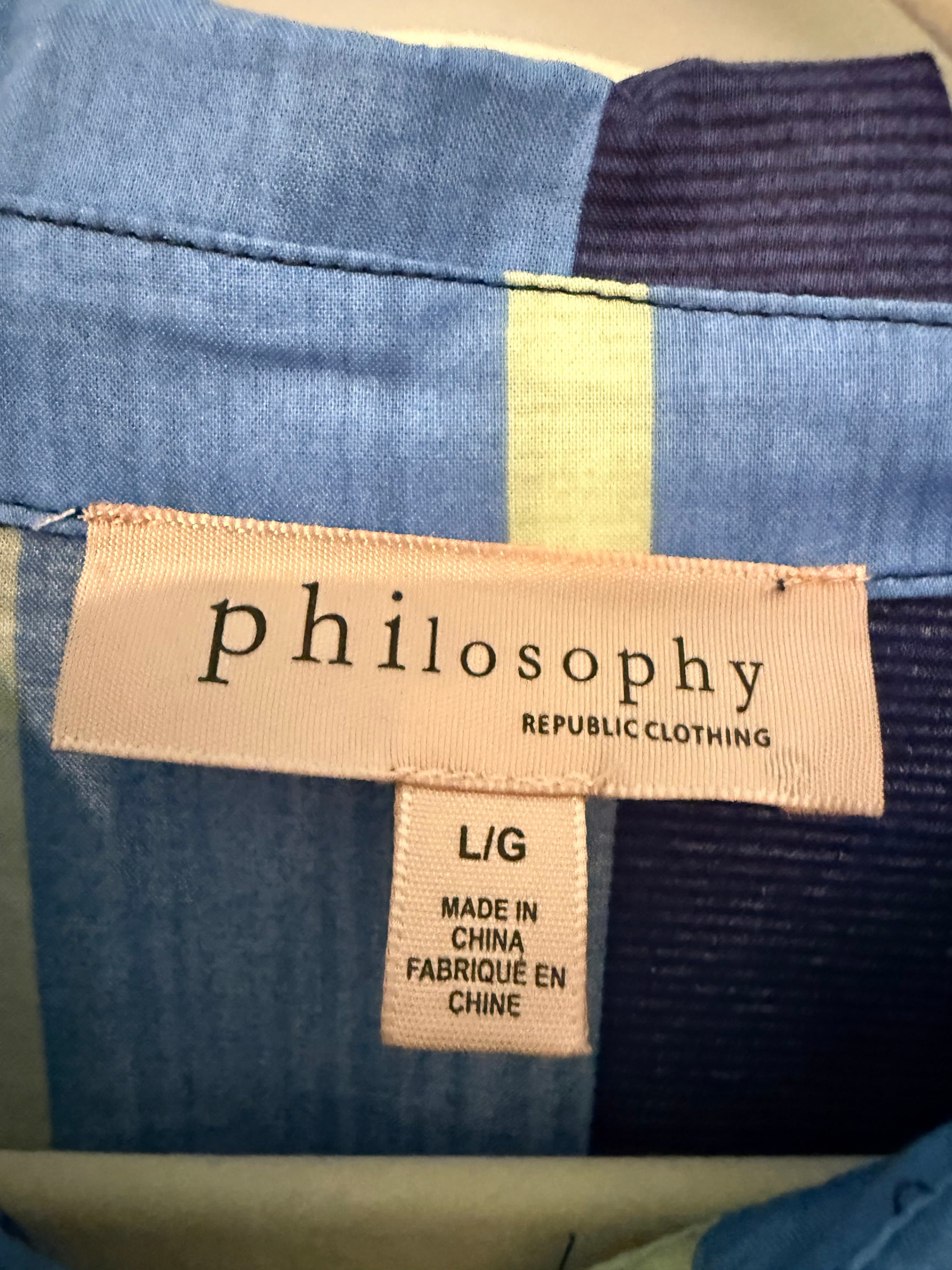 Philosophy Republic Clothing Striped Dress L - Thumbnail 2