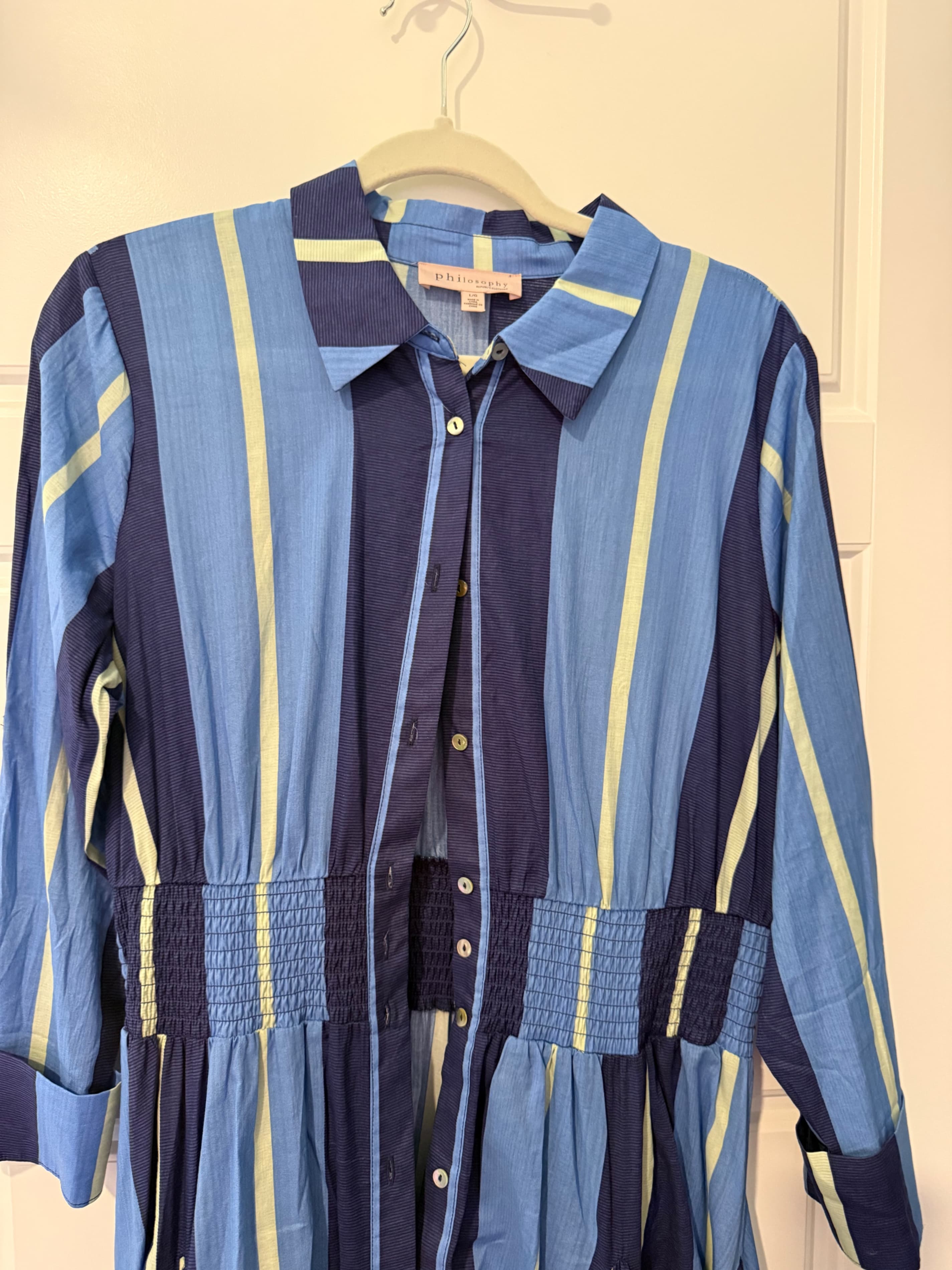Philosophy Republic Clothing Striped Dress L - Thumbnail 3