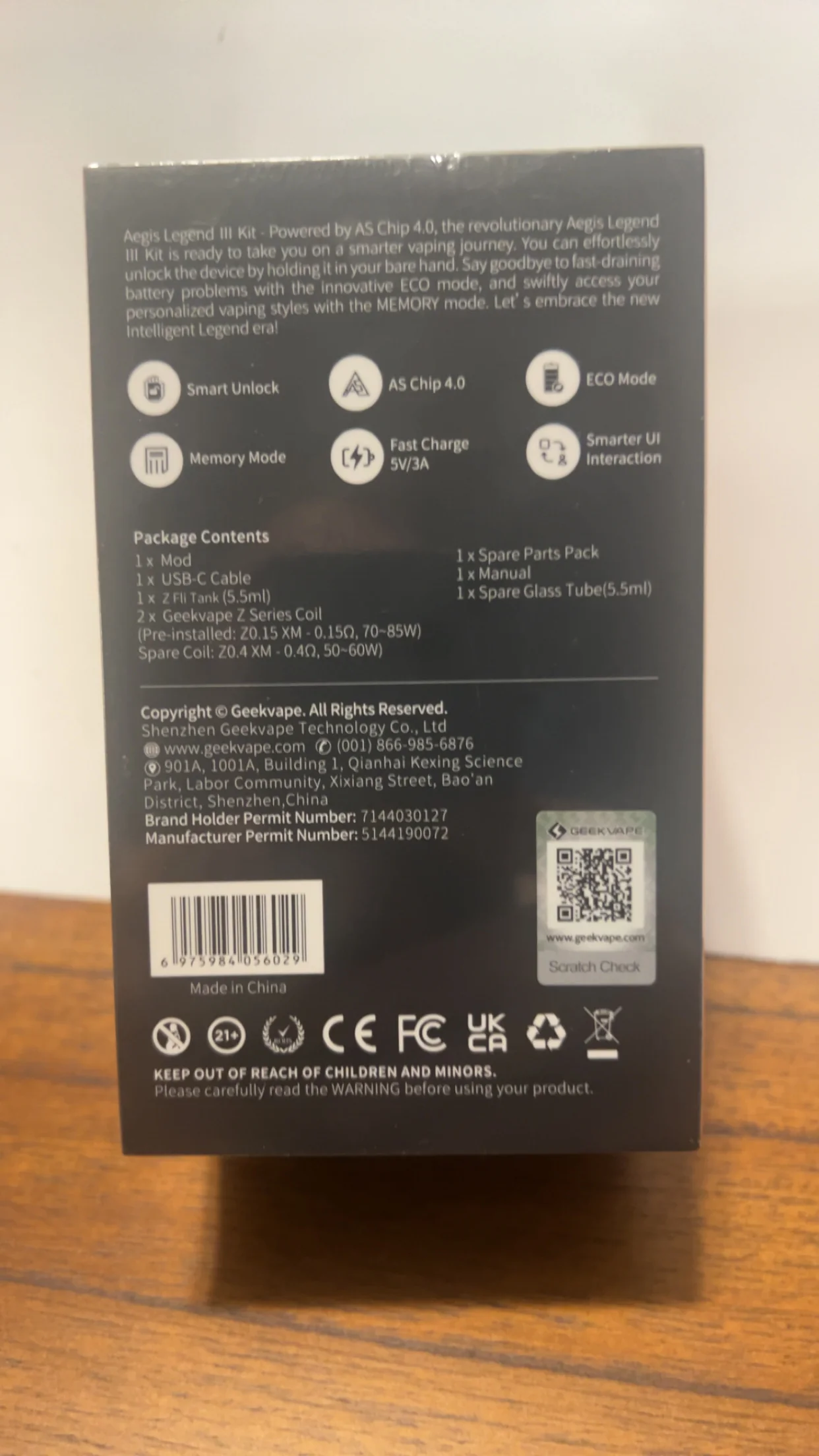 GeekVape Aegis Legend III Kit 200W Rainbow - Thumbnail 2