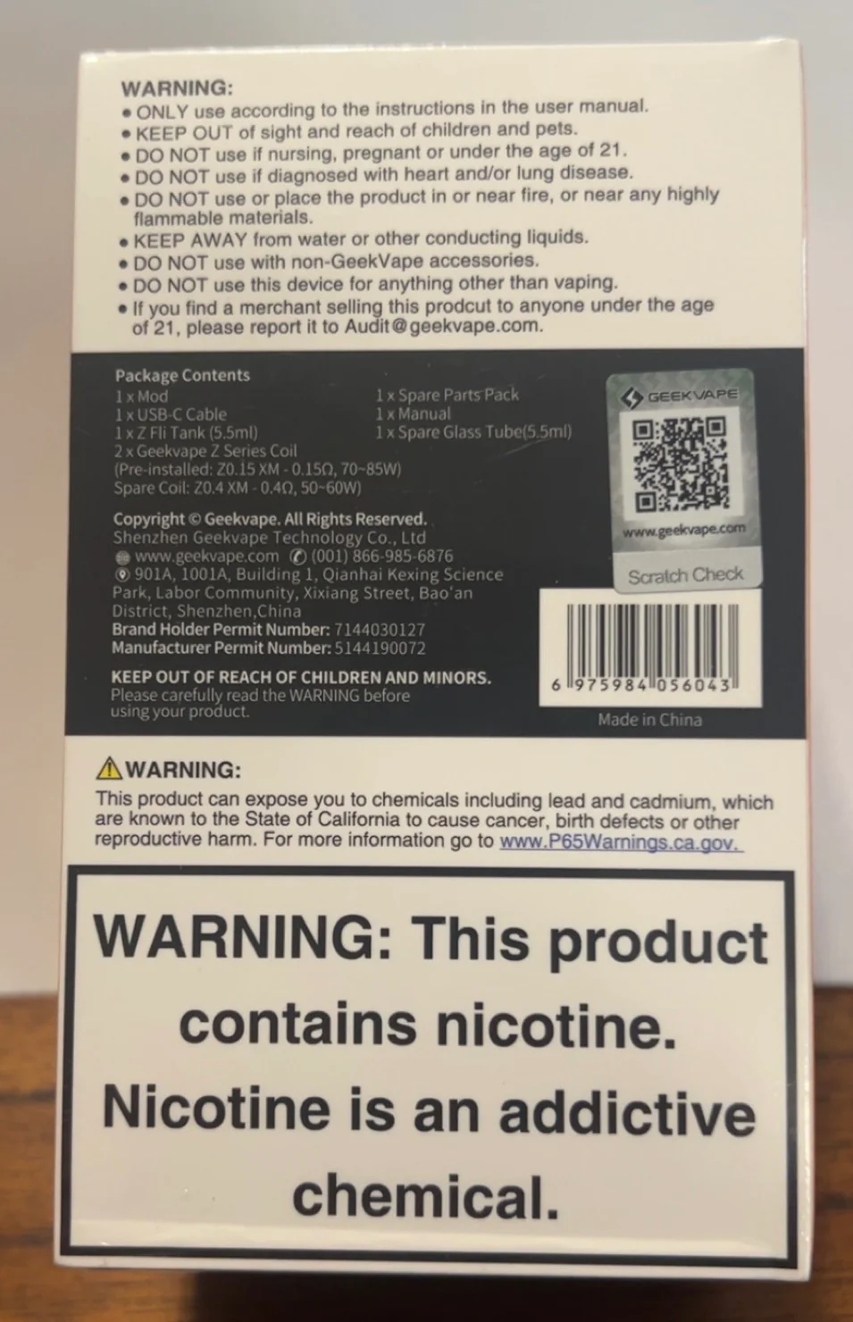 GeekVape Aegis Legend III Kit 5.5ml 200W Golden Blue - Thumbnail 2