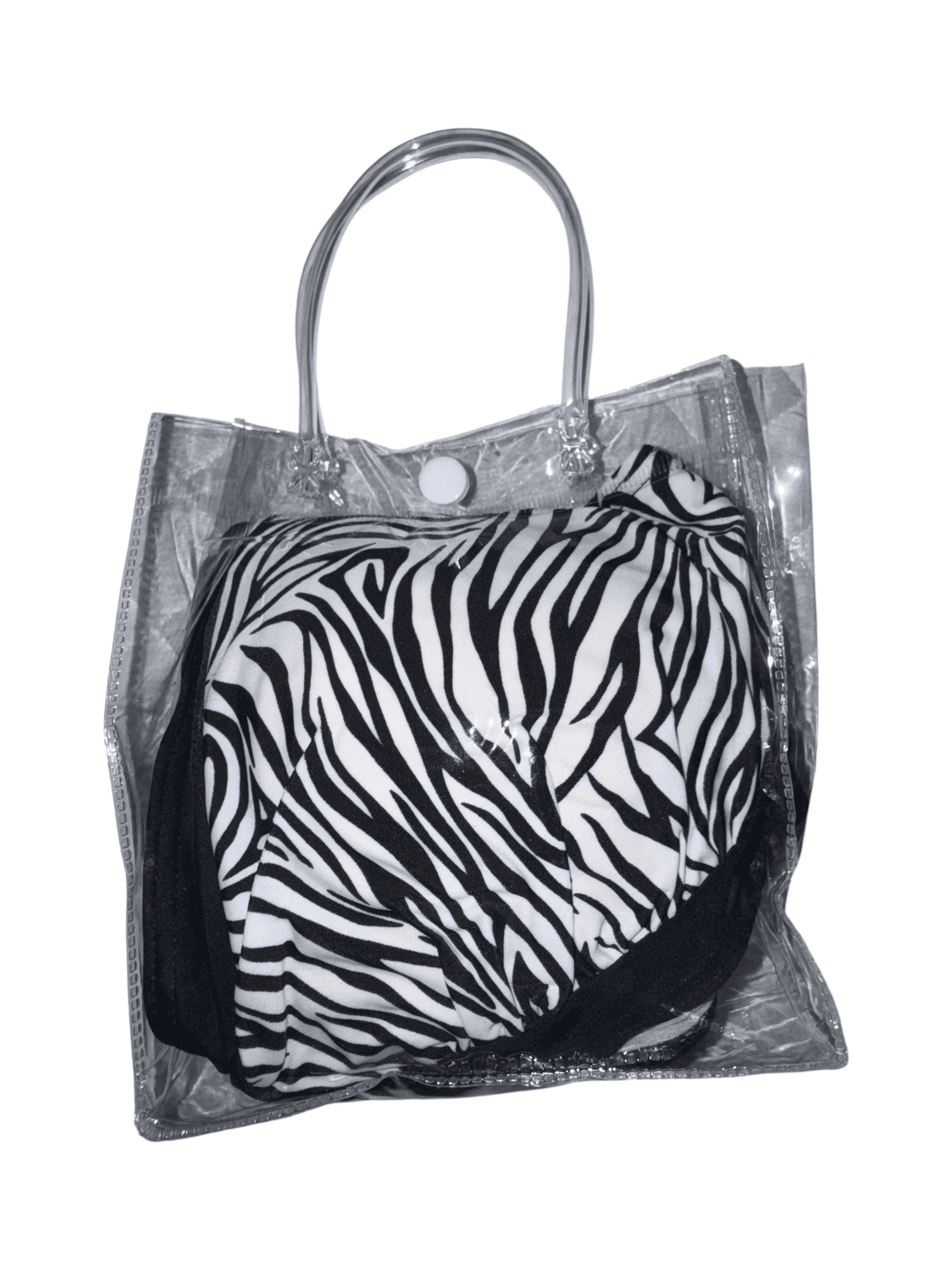Zebra Print Bikini Top with Padded Cups XL EXTRA Large - Thumbnail 10