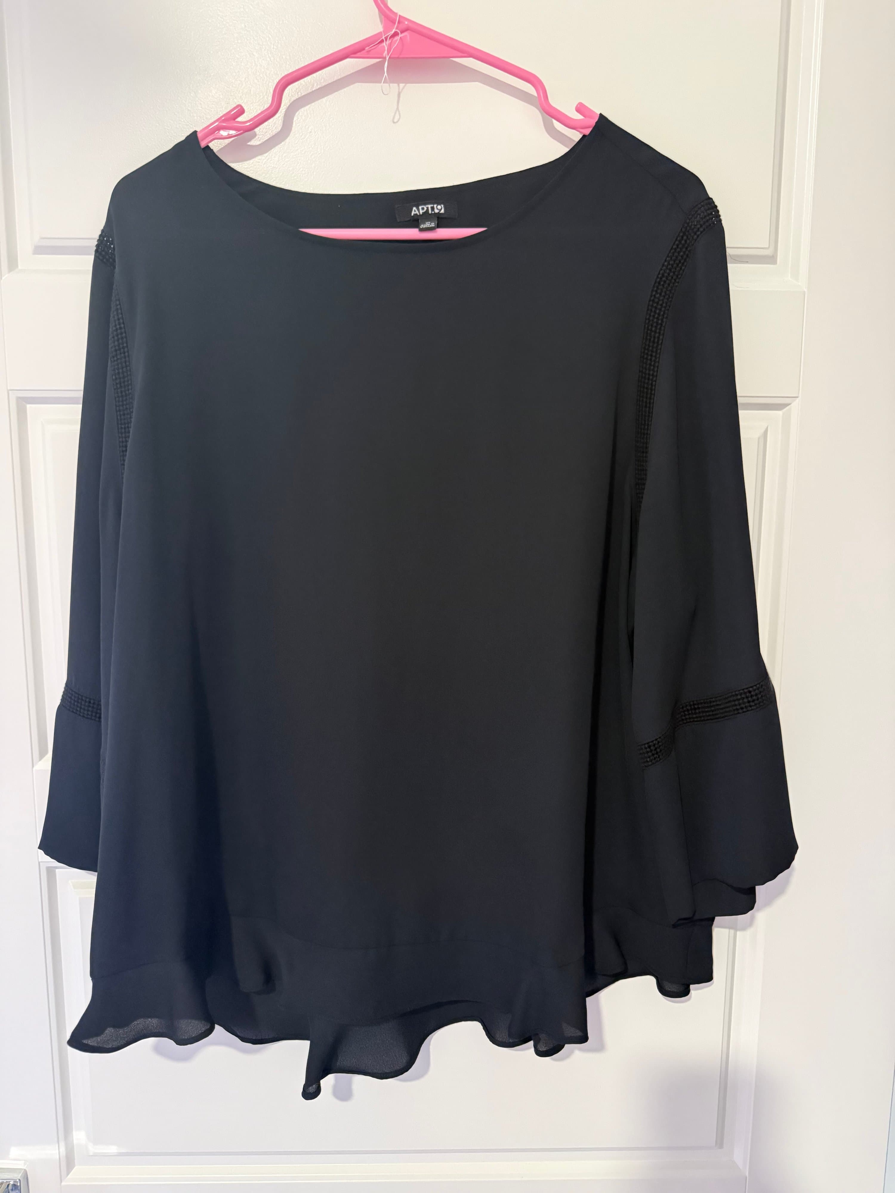 APT. 9 Women's Black Blouse XL