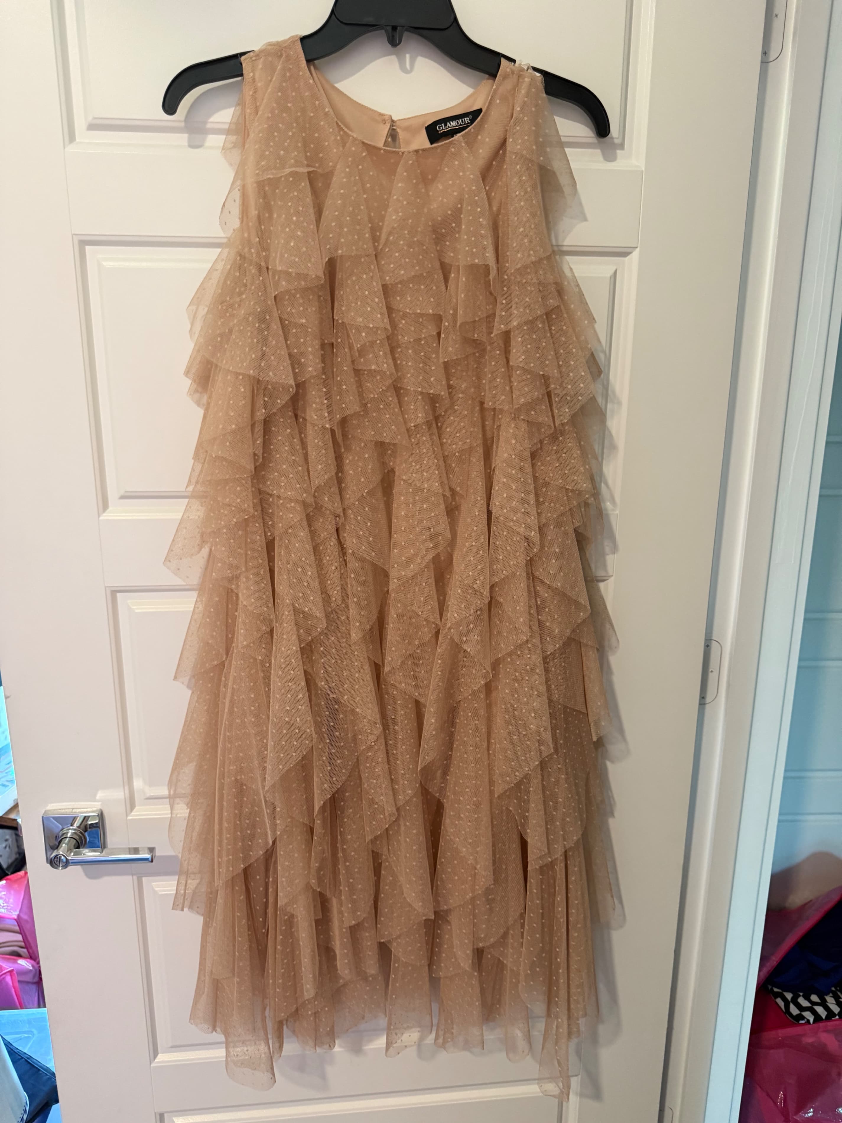 Glamour Layered Ruffle Dress Size 8