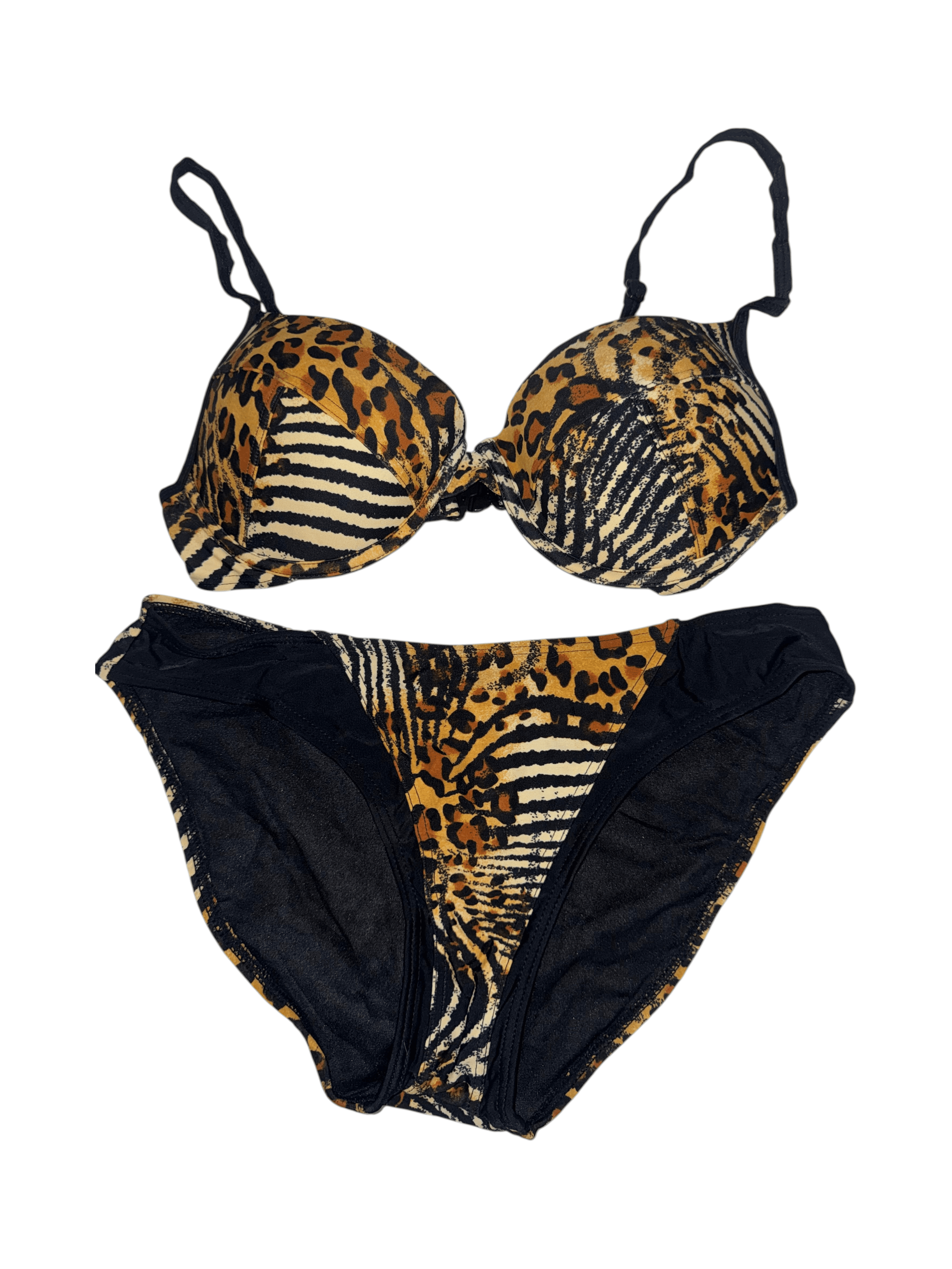 Animal Print Bikini Set Size M - Thumbnail 3