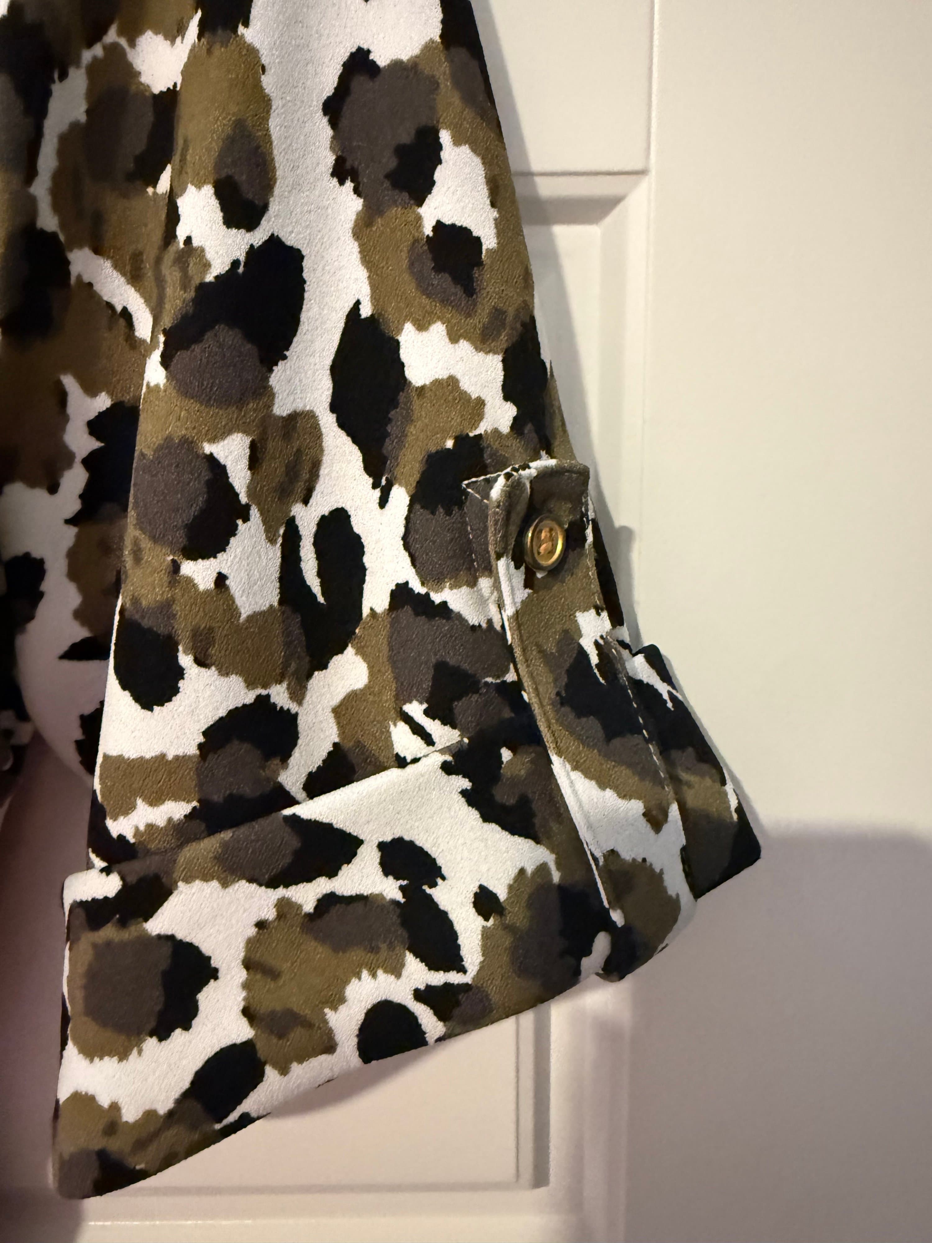 Shelby & Palmer Leopard Print Dress Size 16 - Thumbnail 2