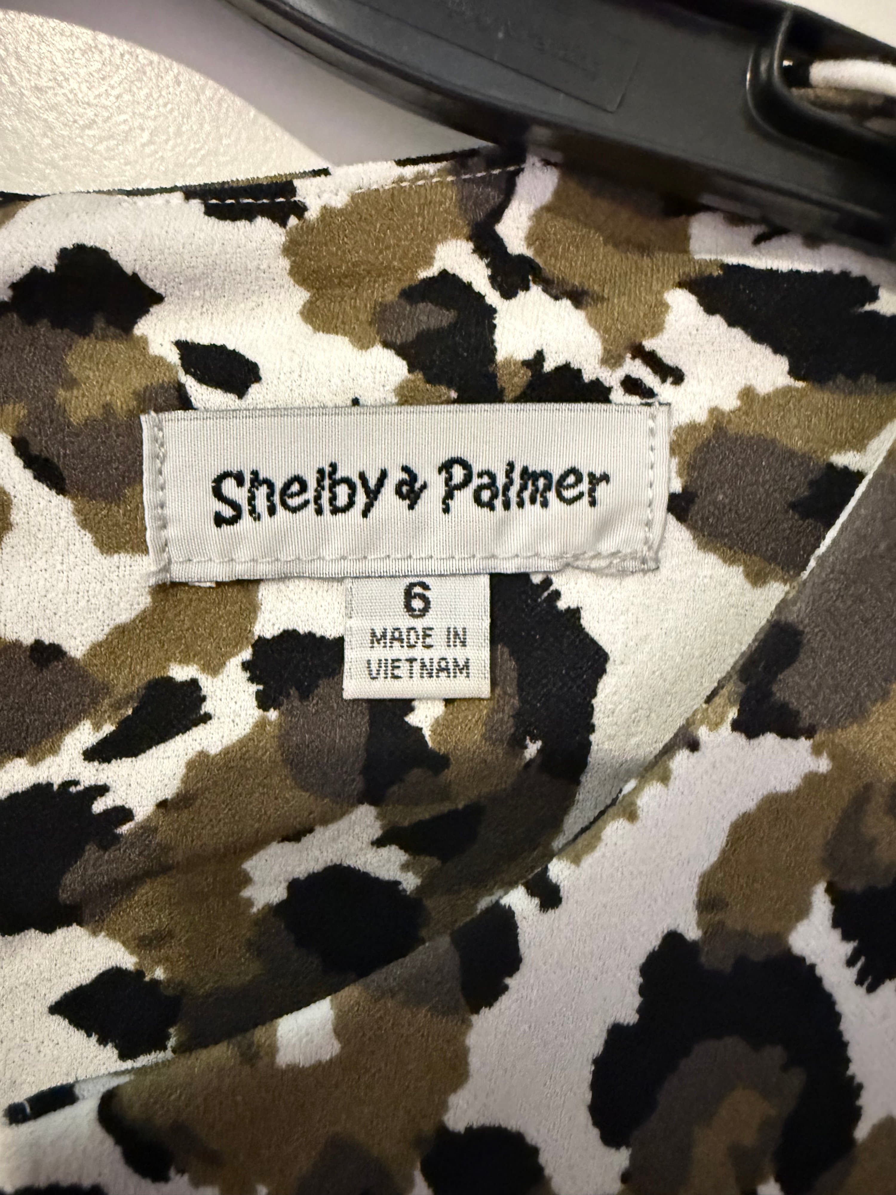 Shelby & Palmer Leopard Print Dress Size 16 - Thumbnail 3