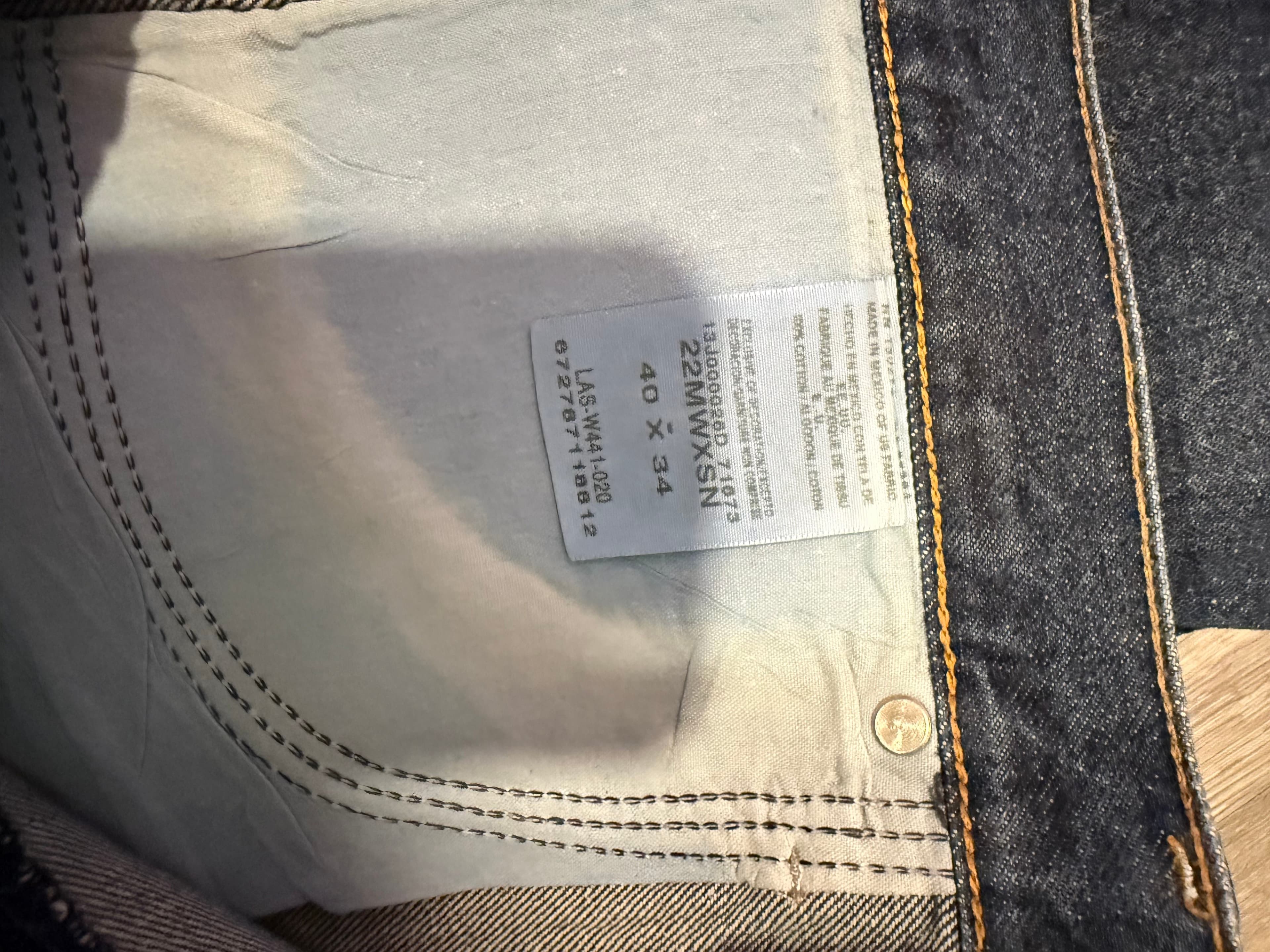 Wrangler 20X Men's Jeans 40x34 - Thumbnail 2