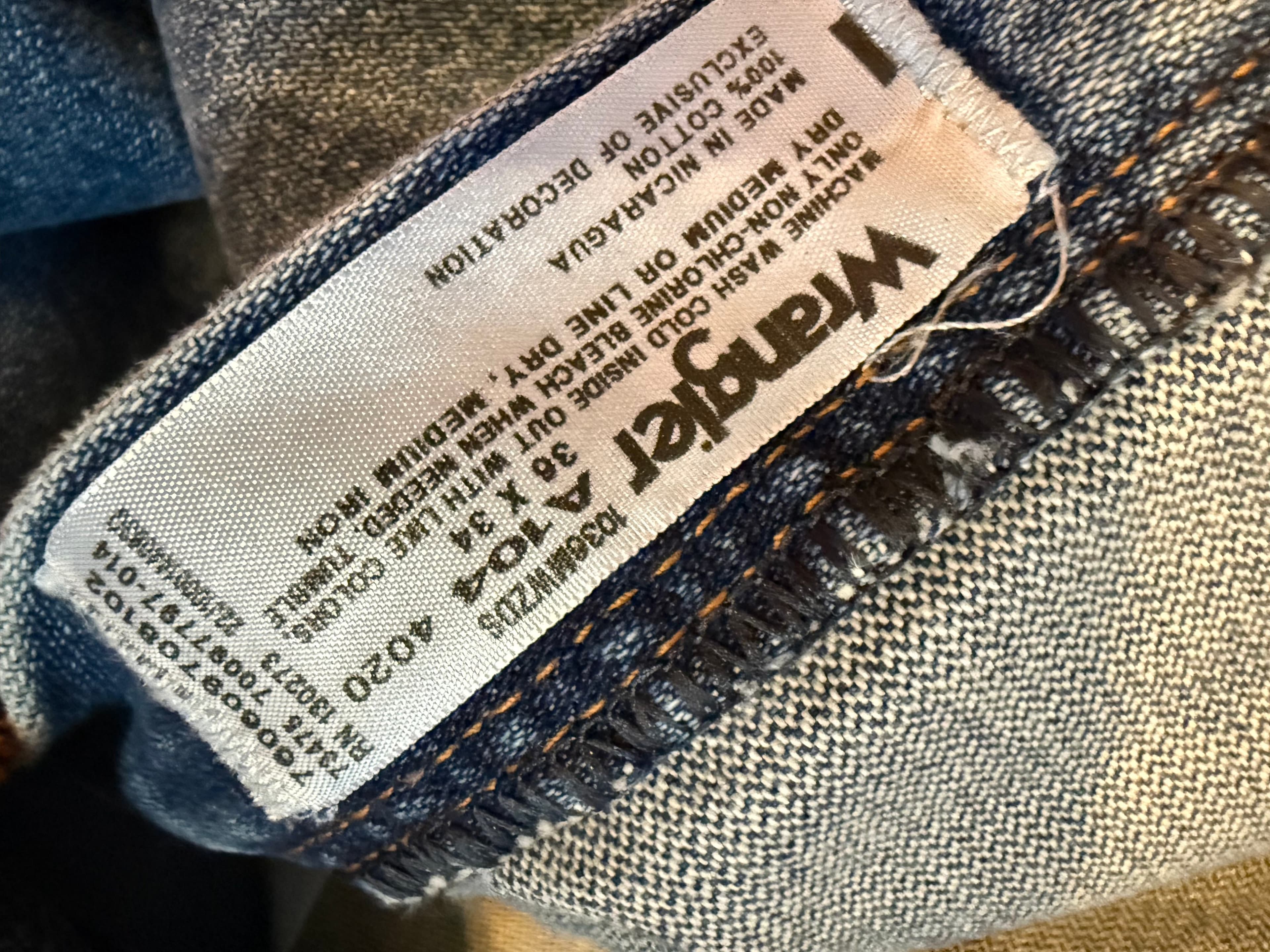 Wrangler Slim Fit Jeans Size 36 MWZ - Thumbnail 3