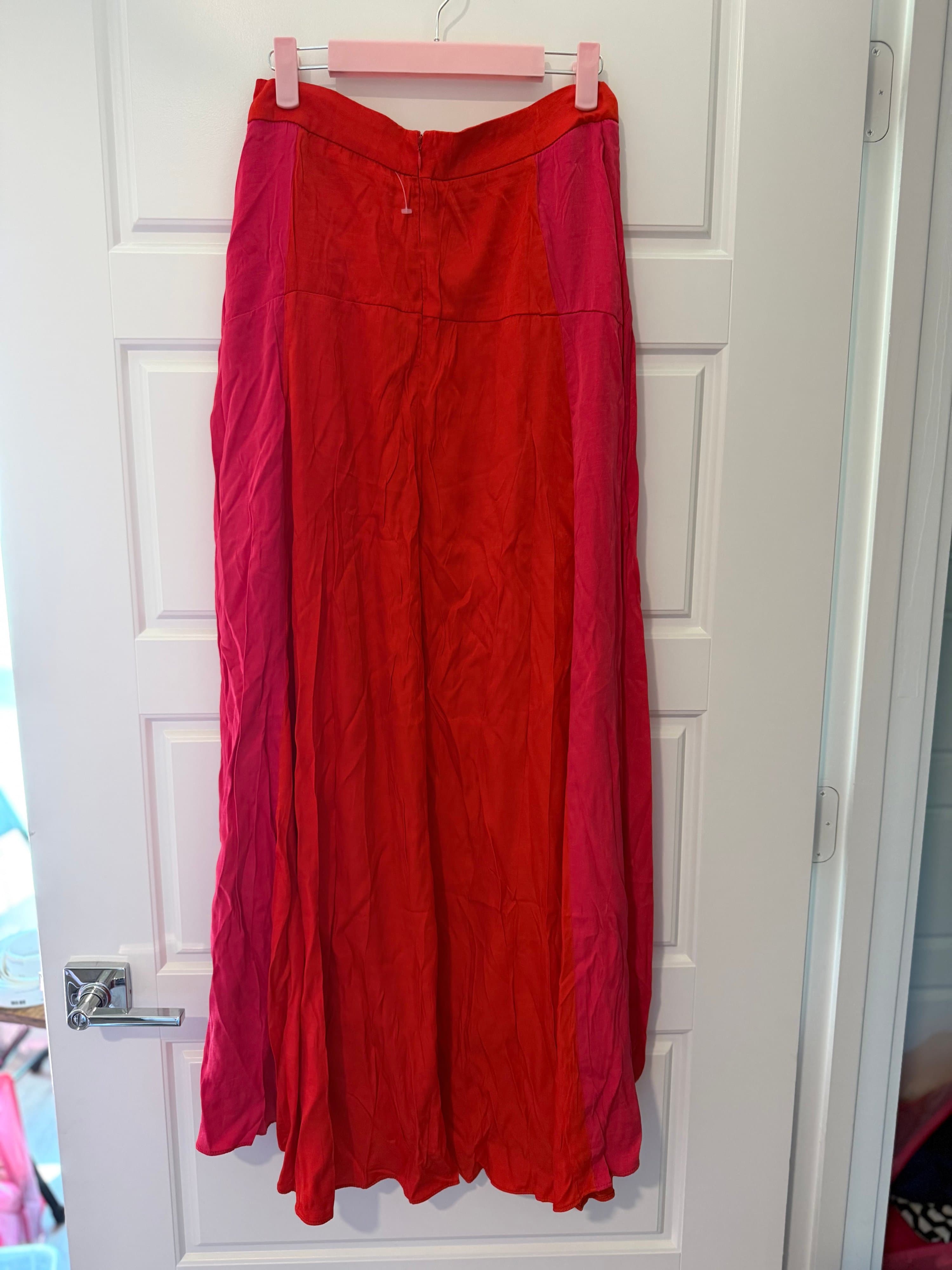 Petal & Pup Red and Pink Maxi Skirt Size US 6 - Thumbnail 3