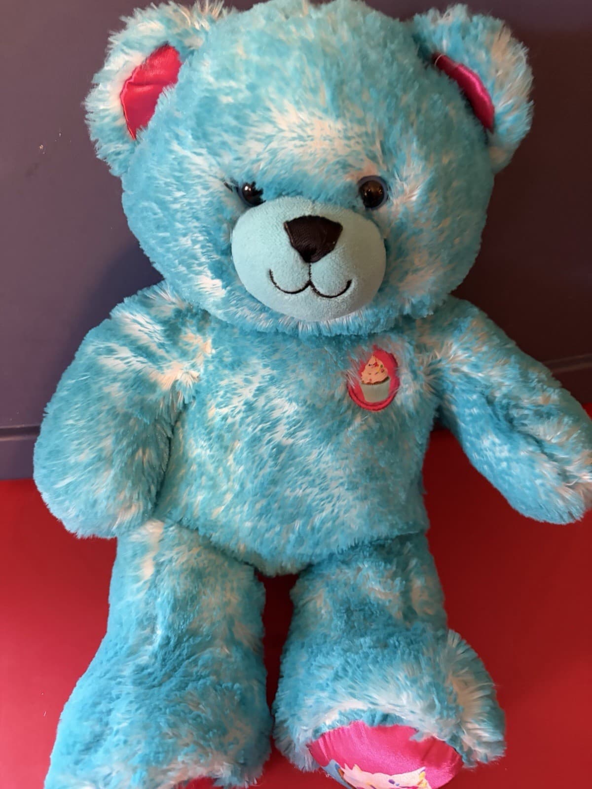 Build-A-Bear Blue Birthday Treat Bear – Cupcake Tie-Dye Plush (Copy) - Thumbnail 4