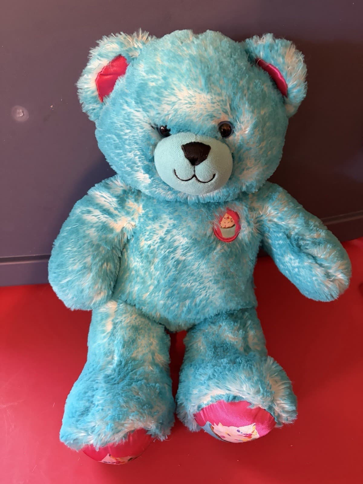 Build-A-Bear Blue Birthday Treat Bear – Cupcake Tie-Dye Plush (Copy) - Thumbnail 5