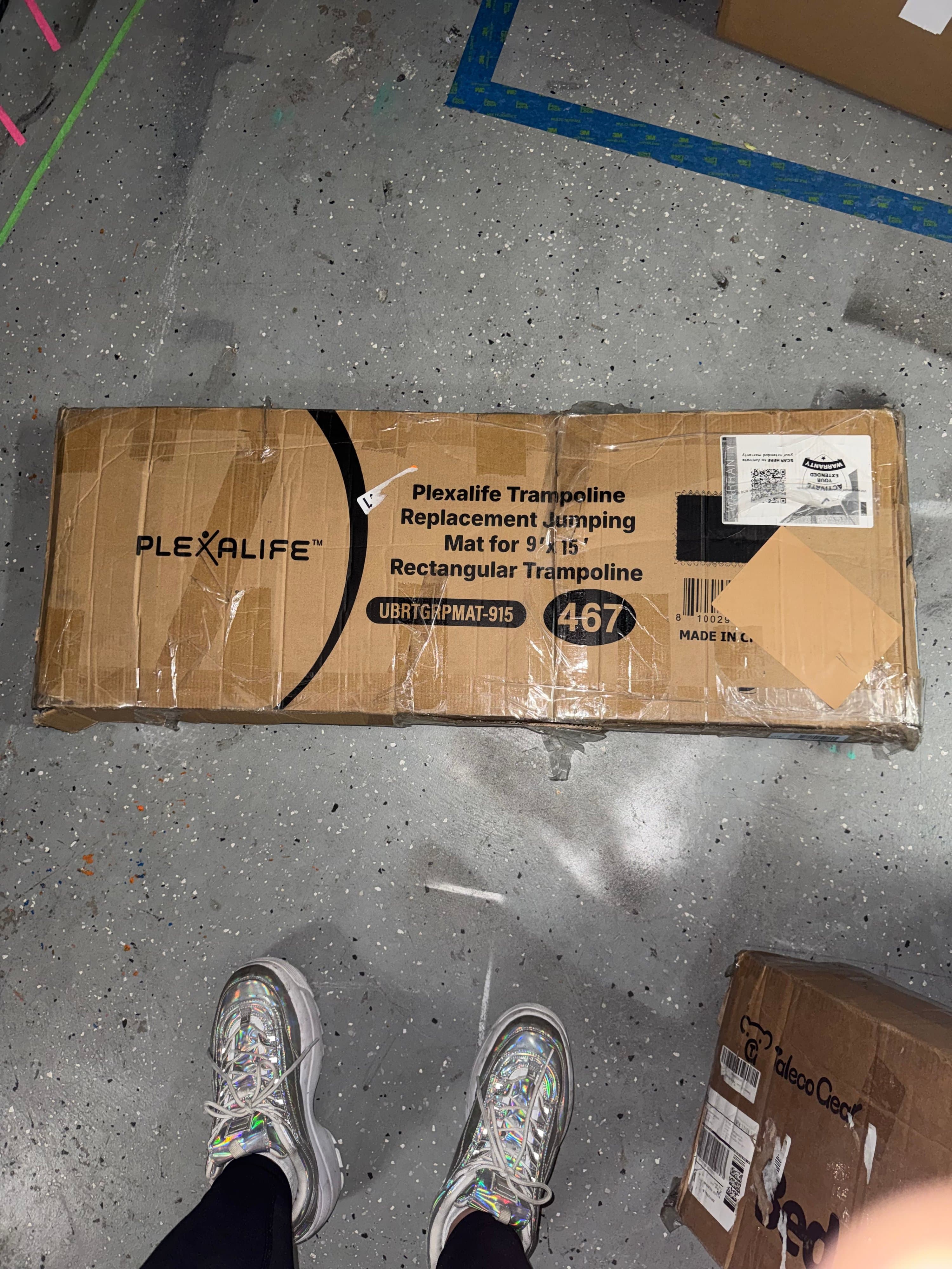 Black Trampoline Replacement Mat 14ft - Thumbnail 4