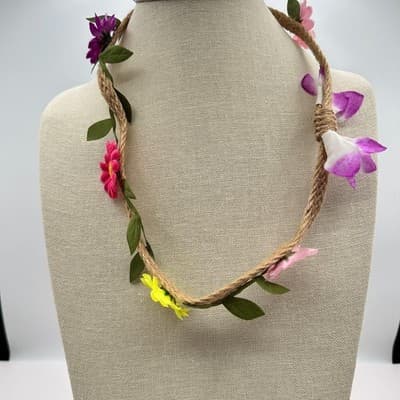 Vintage 80s Set Boohoo Daisy Flower Crown Headbands Beach Party Festival Jewelry - Thumbnail 15