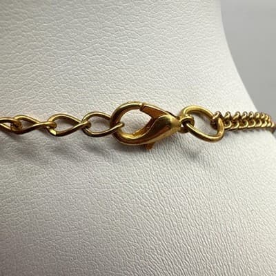 Vintage Y2K Pirate Skull Pistol Multi-Level Necklace Gold Tone Goth Punk Jewelry - Thumbnail 7