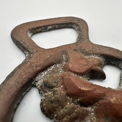 Vintage 80s Equestrian Open Work Horse Brass Bronze Tone Decoration - Thumbnail 6