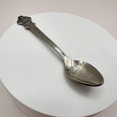 Vintage 90s Rolex Bucherer Lugano Souvenir Spoon Silver Tone Collector - Thumbnail 7