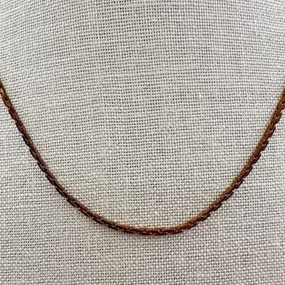 Vintage 90s Rose Gold Tone Bracelet INRI Pendent Necklace Set Roman Numeral - Thumbnail 8