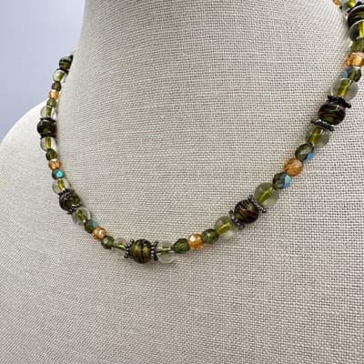 Vintage Y2K Beaded Choker Necklace Boho Women's Classic Statement Jewelry - Thumbnail 6