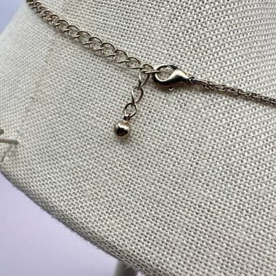 Vintage Y2K Rhinestone Gold Tone Heart Key Pendant Necklace Women's Jewelry - Thumbnail 10