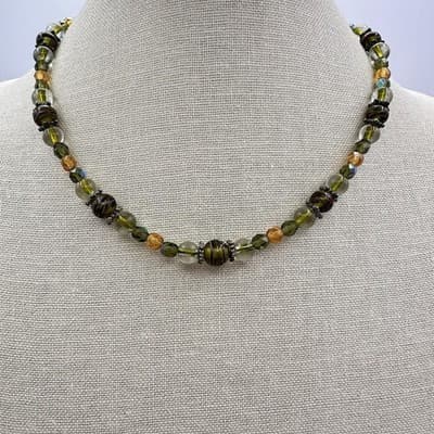 Vintage Y2K Beaded Choker Necklace Boho Women's Classic Statement Jewelry - Thumbnail 7