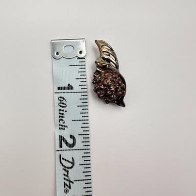 Vintage 80s Animal Bird Butterfly Brooch Pin Lot Rhinestone Enamel Retro Jewelry - Thumbnail 18