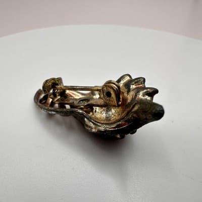 Vintage 80s Animal Bird Butterfly Brooch Pin Lot Rhinestone Enamel Retro Jewelry - Thumbnail 14