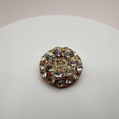 Vintage 80s Rhinestone Snowflake Starburst 4 Broochs Pins Two Tone Retro Jewelry - Thumbnail 13