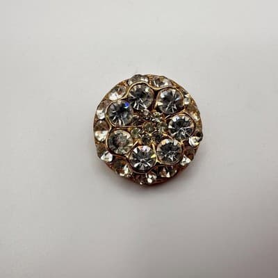 Vintage 80s Rhinestone Snowflake Starburst 4 Broochs Pins Two Tone Retro Jewelry - Thumbnail 14