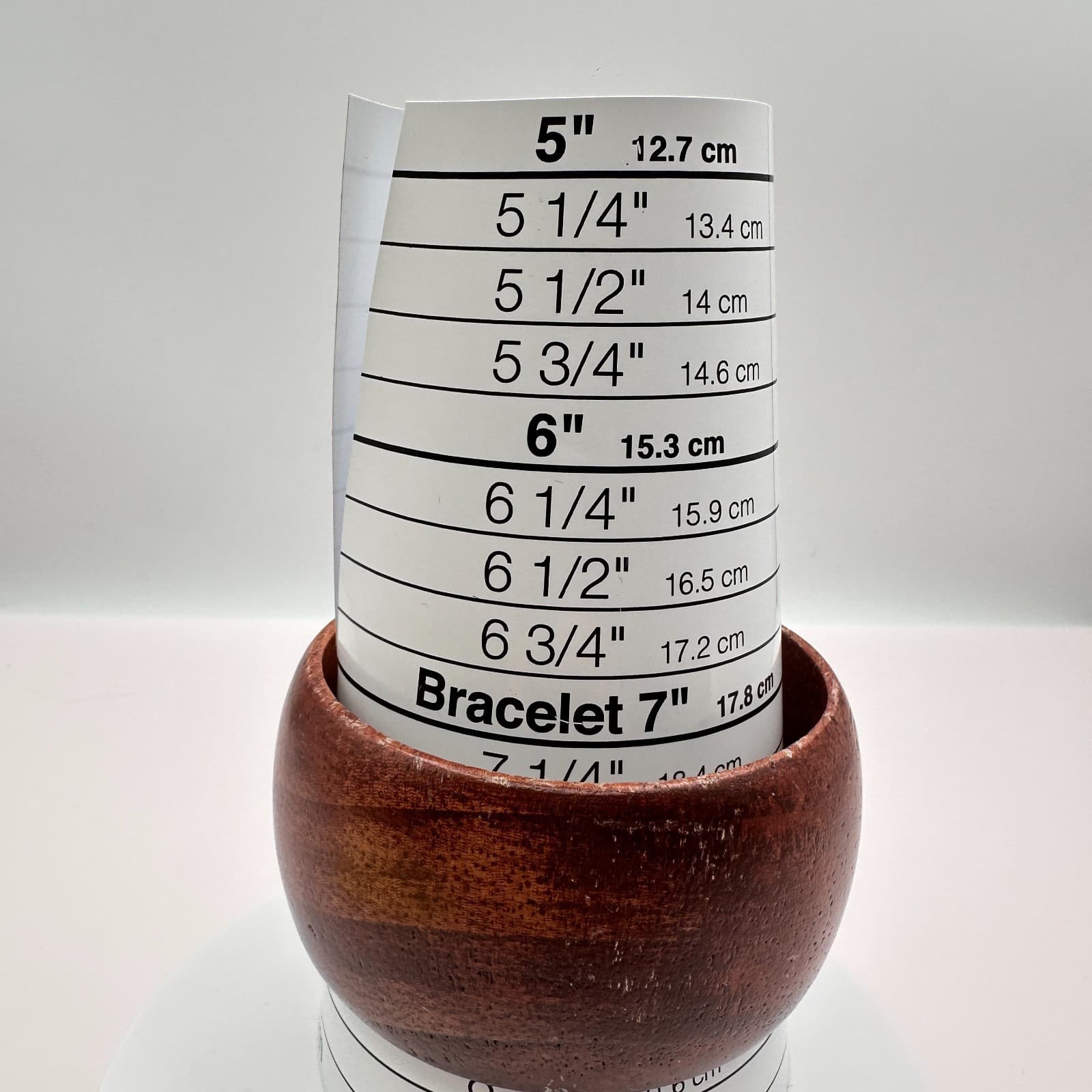 Vintage 90s Brown Wood Bangle Bracelet Boho Chunky Natural Fashion Jewelry - Thumbnail 7