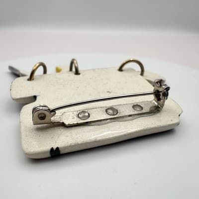 Vintage Y2K Viking Sewing Machine Brooch Pin Statement Classic Jewelry - Thumbnail 7