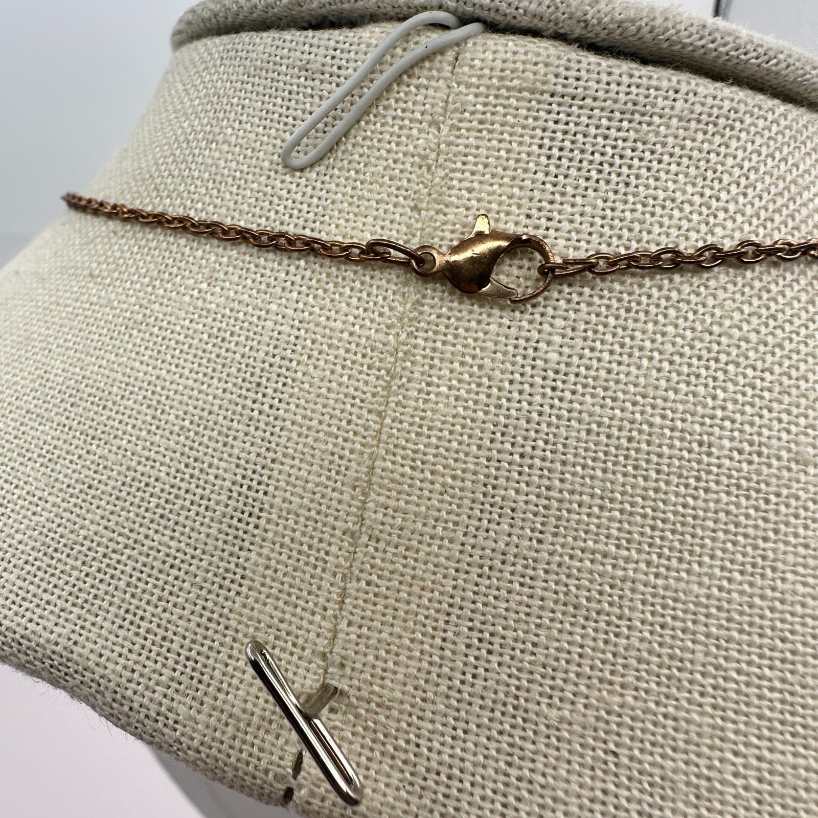 Vintage 90s Desert Moon Pendant Necklace Gold Tone Chain Boho Women's Jewelry - Thumbnail 8