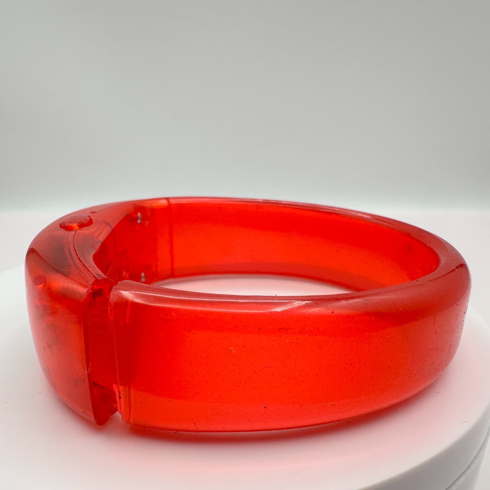 Vintage Y2K Coca-Cola Red Plastic Bracelet Women's Classic Fashion Jewelry - Thumbnail 6
