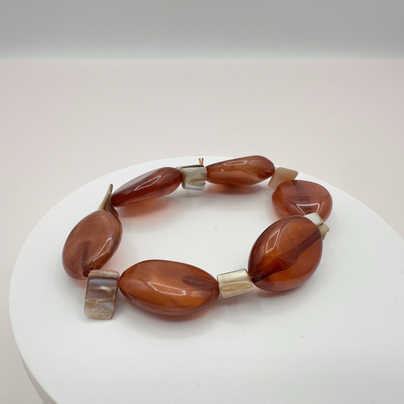 Vintage Y2K Chunky Beaded Stretch Bracelet Boho Women's Classic Fashion Jewelry - Thumbnail 2