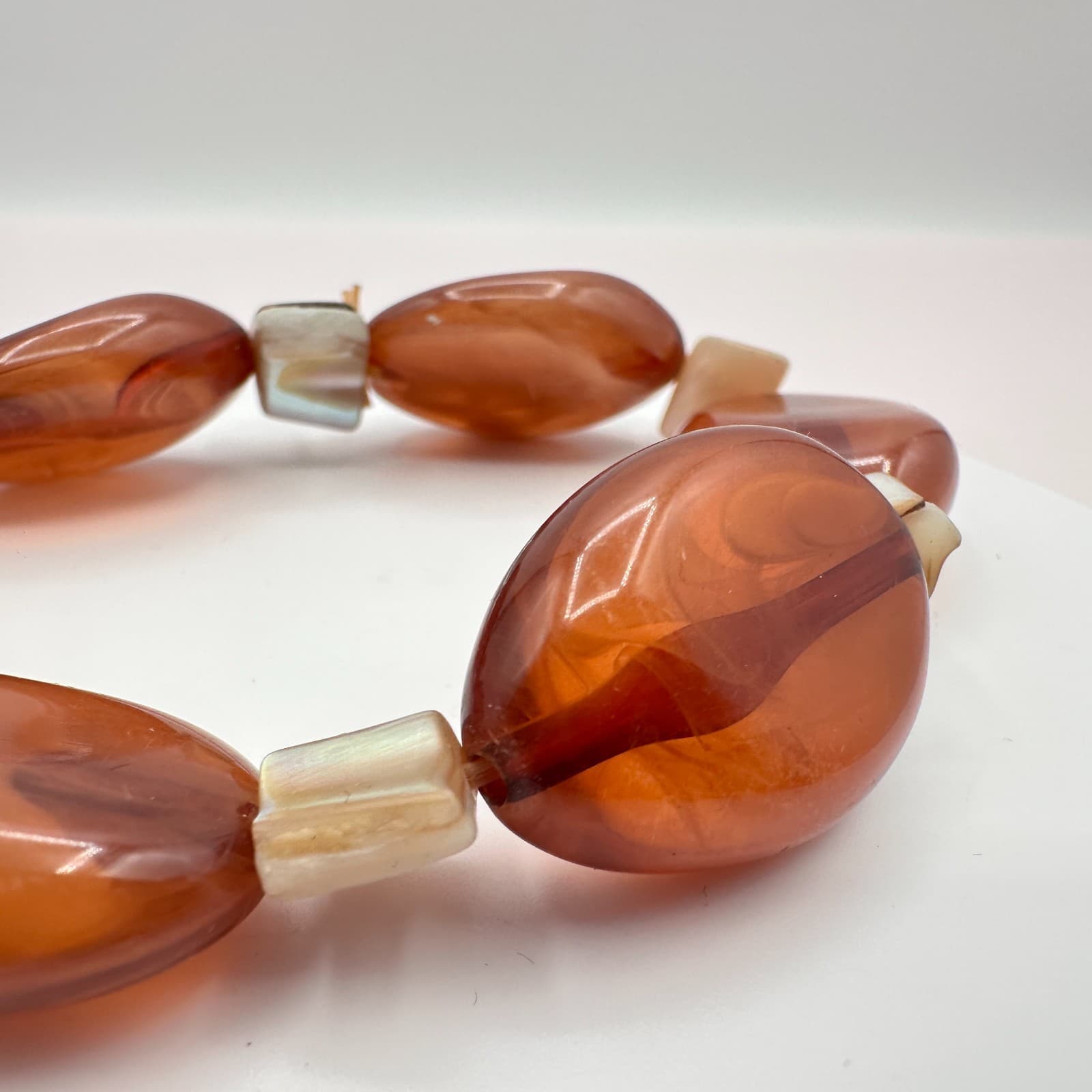 Vintage Y2K Chunky Beaded Stretch Bracelet Boho Women's Classic Fashion Jewelry - Thumbnail 5