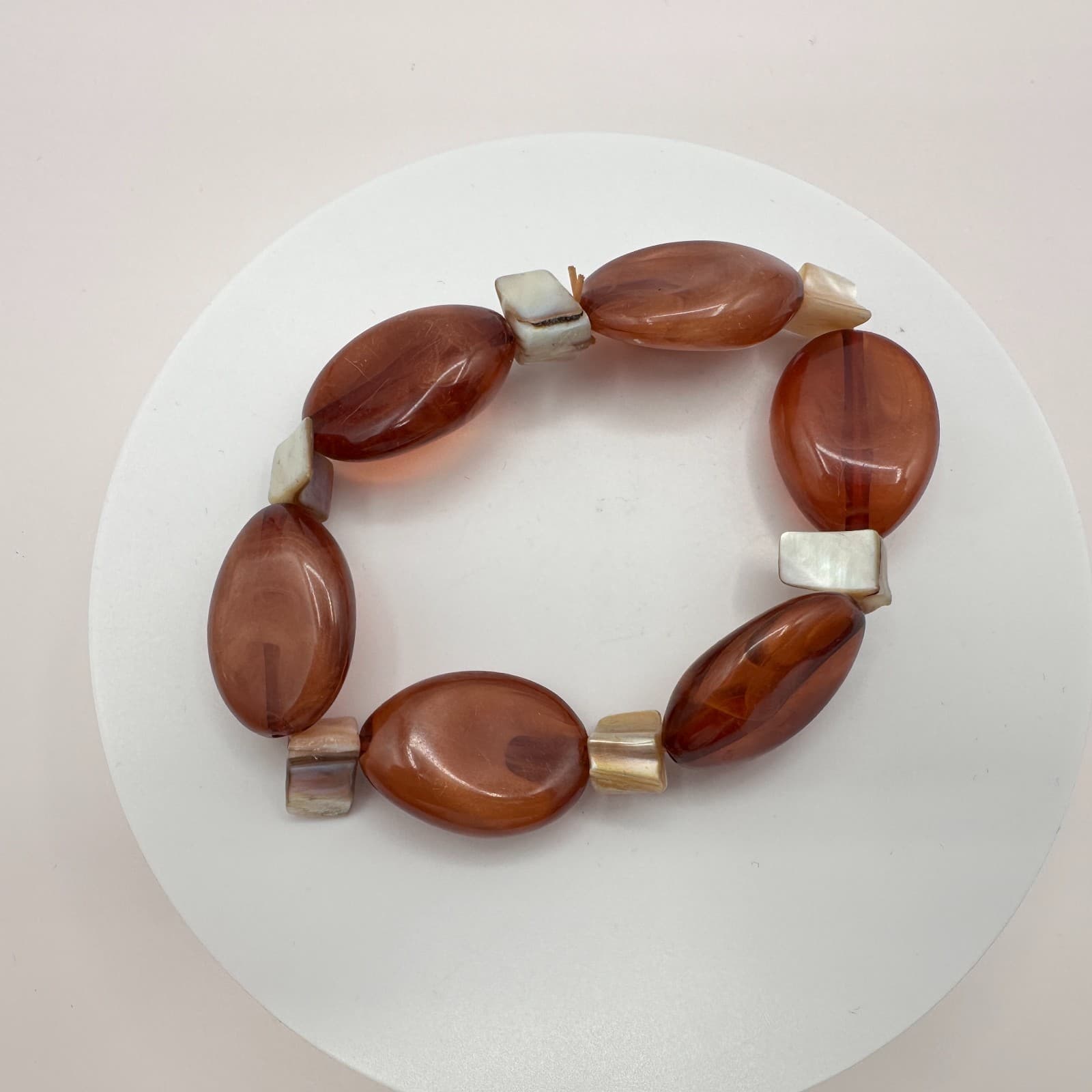 Vintage Y2K Chunky Beaded Stretch Bracelet Boho Women's Classic Fashion Jewelry - Thumbnail 6
