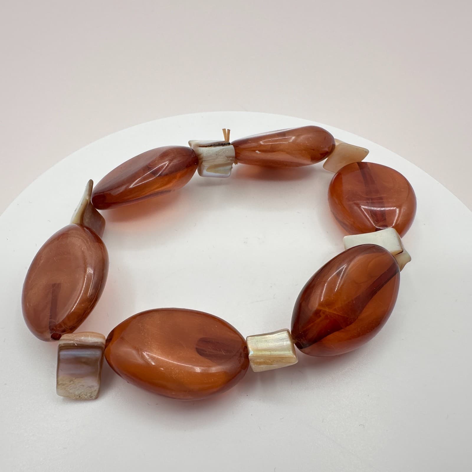 Vintage Y2K Chunky Beaded Stretch Bracelet Boho Women's Classic Fashion Jewelry - Thumbnail 3