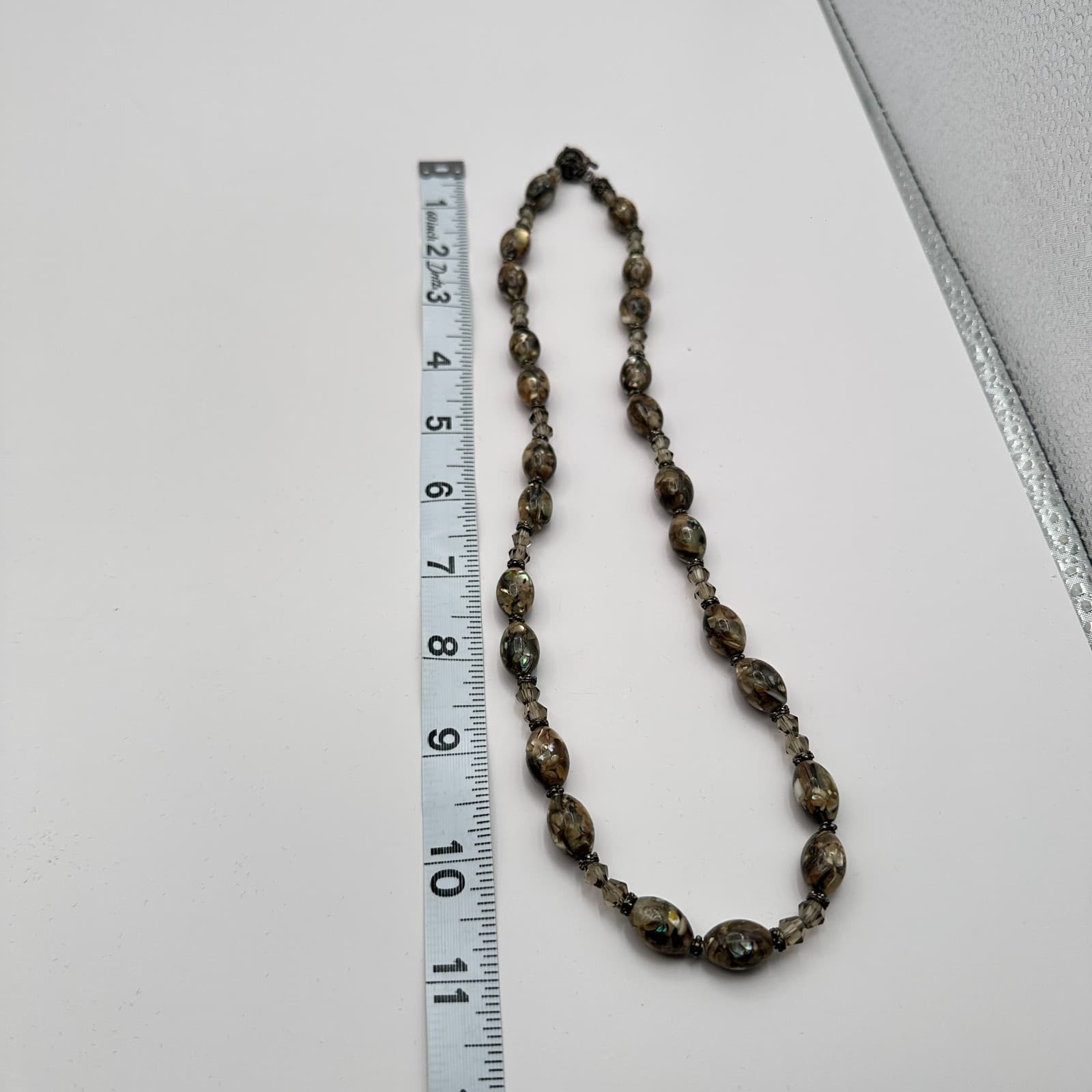 Vintage 90s Beaded Necklace Boho Statement Women's Classic Fashion Jewelry - Thumbnail 10
