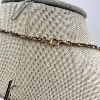 Vintage 90s Terrarium Pressed Floral Oval Pendant Necklace Bronze Tone Boho - Thumbnail 9