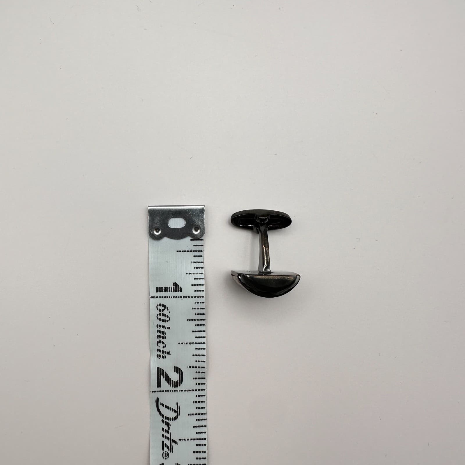 Vintage 70s Gunmetal Tone Cufflink Studs Boho Men's Classic Formal Jewelry - Thumbnail 6