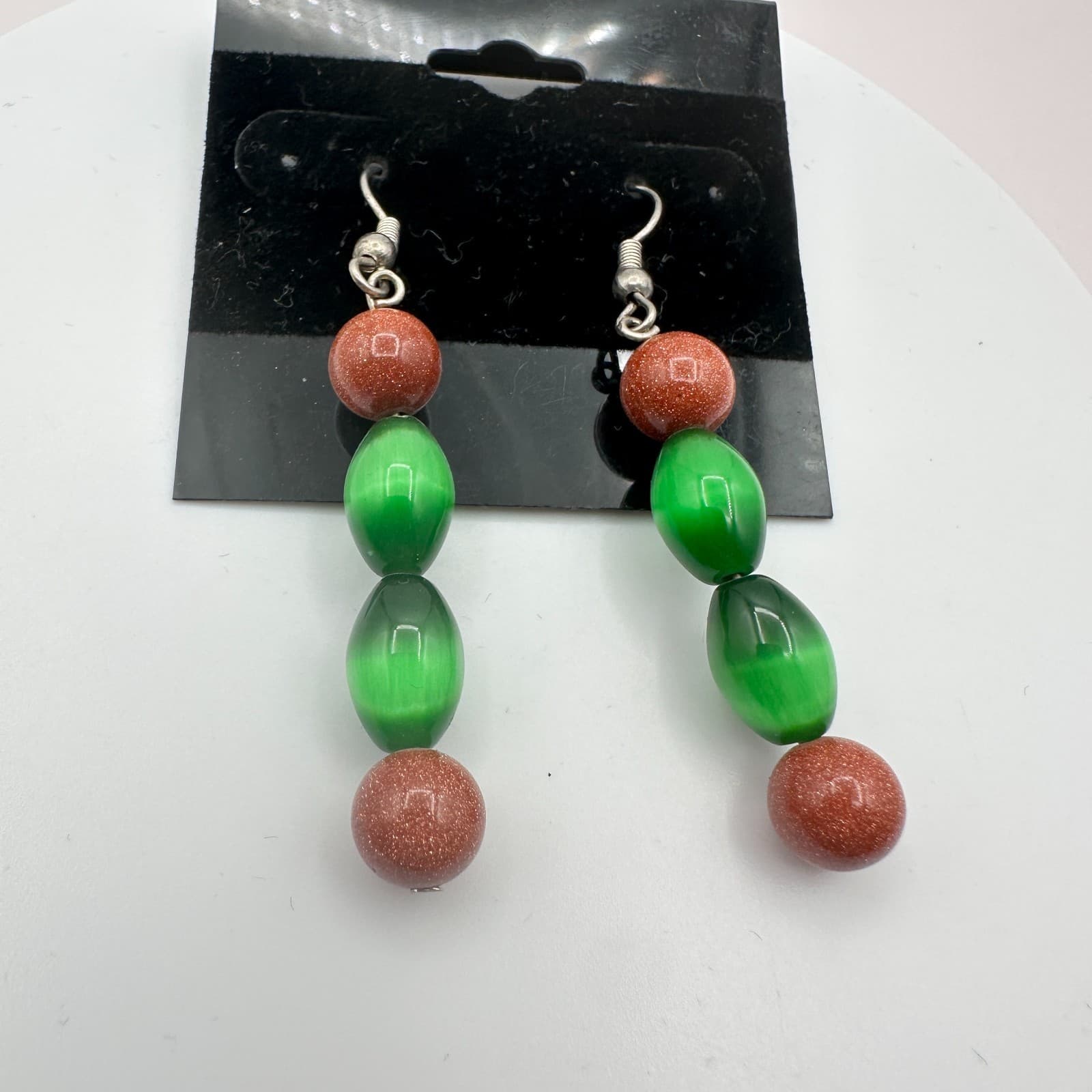 Vintage Y2K Beaded Boho Dangle Earrings Women's Classic Fashion Jewelry - Thumbnail 2