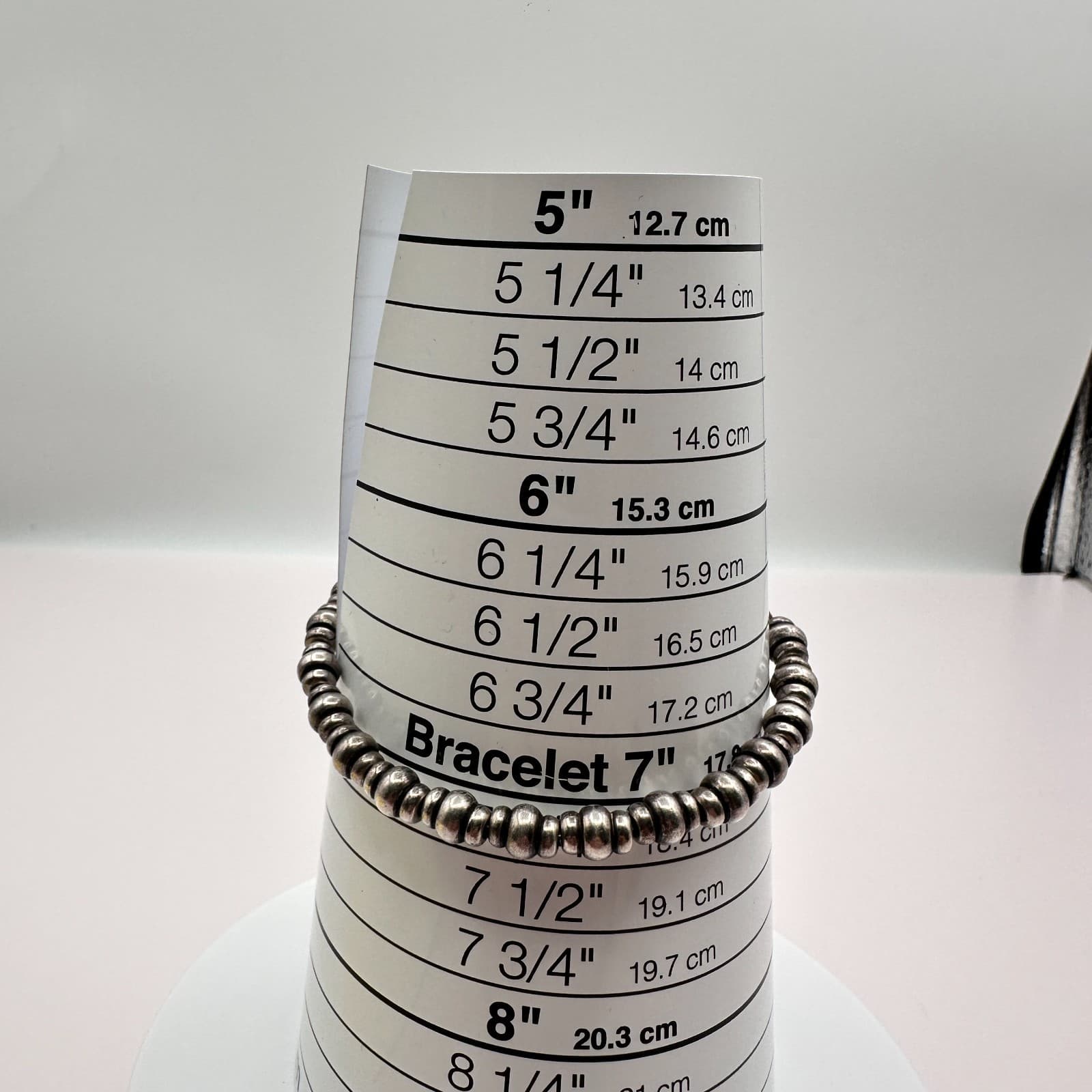Vintage 90s Alex and Ani Silver-Tone Beaded Bracelet Women's Classic Jewelry - Thumbnail 7