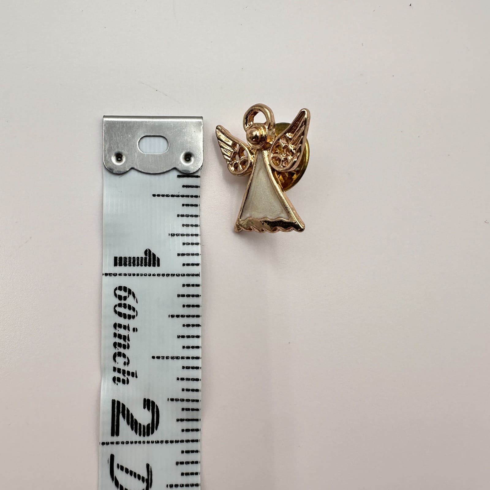 Vintage Y2K Gold Tone Christmas Angel Cross Snowman Lapel Pins Lot Jewelry - Thumbnail 10